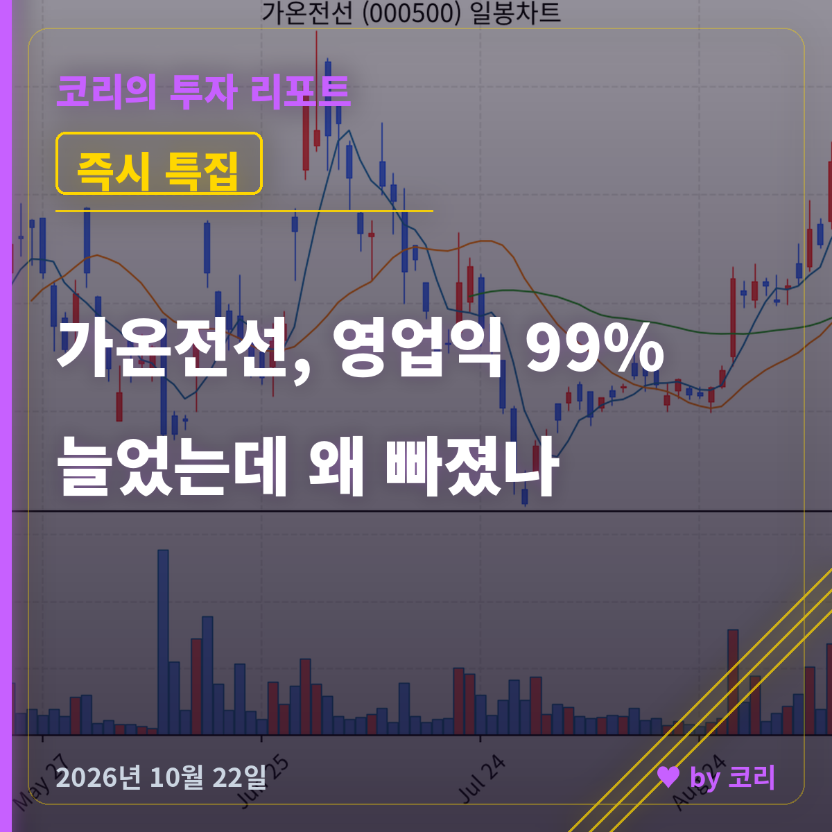 가온전선 주가 전망 — 3분기 영업익 99% 늘었는데 왜 빠졌나 - 현장 사진 1